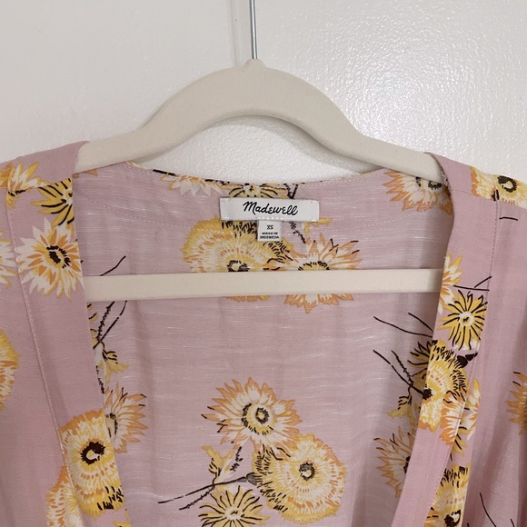 Madewell Dandelion Pink Dress - Picture 5 of 5